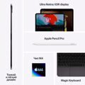 Apple iPad Pro (M4, 2024) 11" Wi-Fi + Cellular 256 ГБ, серебристый